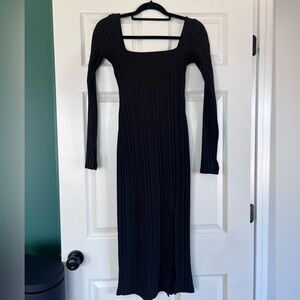 H&M black tight dress, size XS
